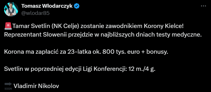Korona kupuje reprezentanta kraju za... 800 TYSIĘCY EURO!